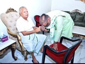 राजद सुप्रीमो लालू यादव से मुलाकात